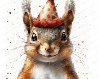 20 Clipart di scoiattoli Immagini di scoiattoli ad acquerello