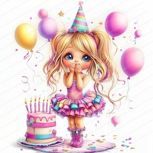 14 schrullig Geburtstag Kuchen Clipart | Spaß Geburtstag Designs | Hochwertige JPGs | Digitaler Download | Drucke mit kommerzieller Lizenz