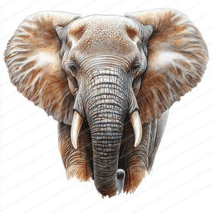 18 Aquarell Elefant Clipart | Entzückende Elefant Kunst | Druckbare Clipart | Hochwertige JPGs | Digitaler Download | Hohe Auflösung