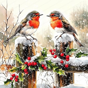 20 cliparts de lanterne de Noël | Village de Noël | Clipart aquarelle imprimable | JPG de haute qualité | Créations en papier | journal indésirable