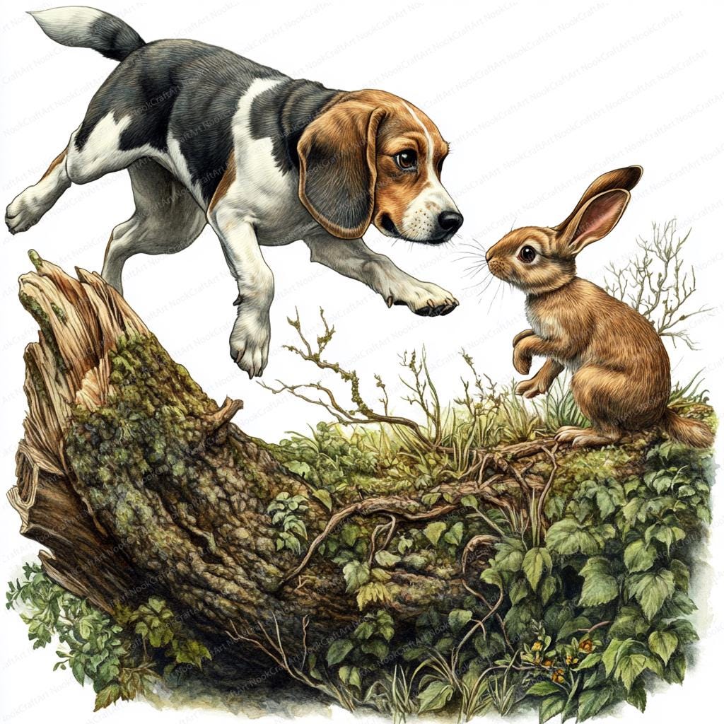 14 Beagle Hunting Dog Clipart | Beagle Rabbit Hunting Dog Clipart ...