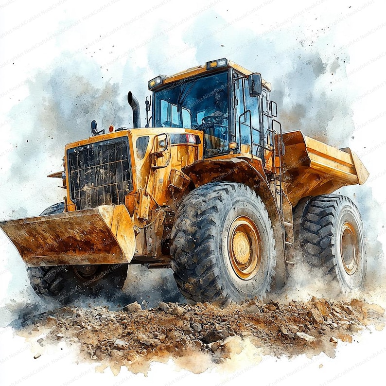 24 Front Loader Clipart Construction Equipment | Heavy Machinery in ...