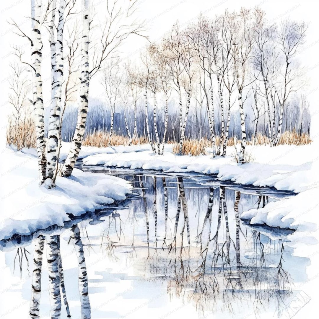 りくのこういち パステル画「雪ふらしの家(ZE348) il_1080xN.6512013757_79dr.jpg