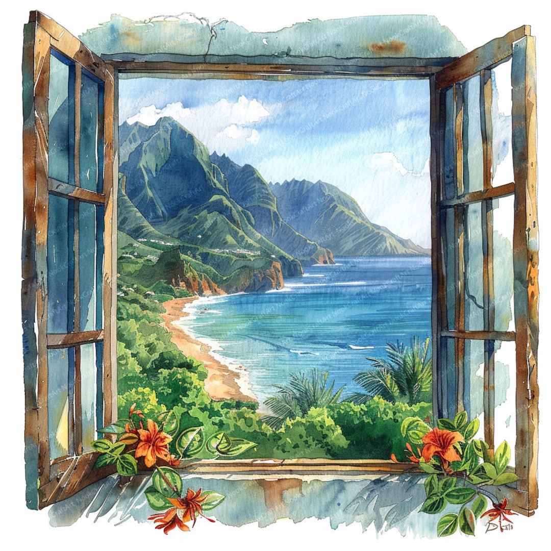 15 窓から海が見えるクリップアート | 窓から海が見えるクリップアート