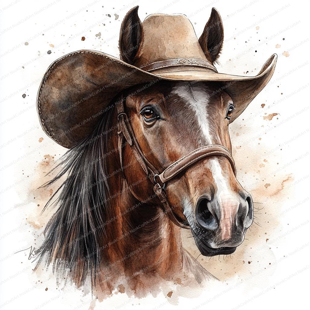Broche à Chapeau Cowgirl Cristal Argenté - Thème Western, Rodéo, Cheval, Neuf Sans Emballage