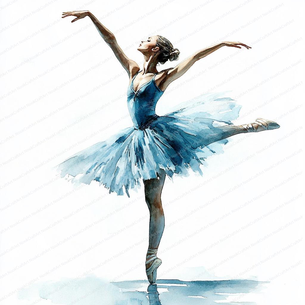 18 踊るバレリーナのクリップアート | エレガントなバレエのイラスト
