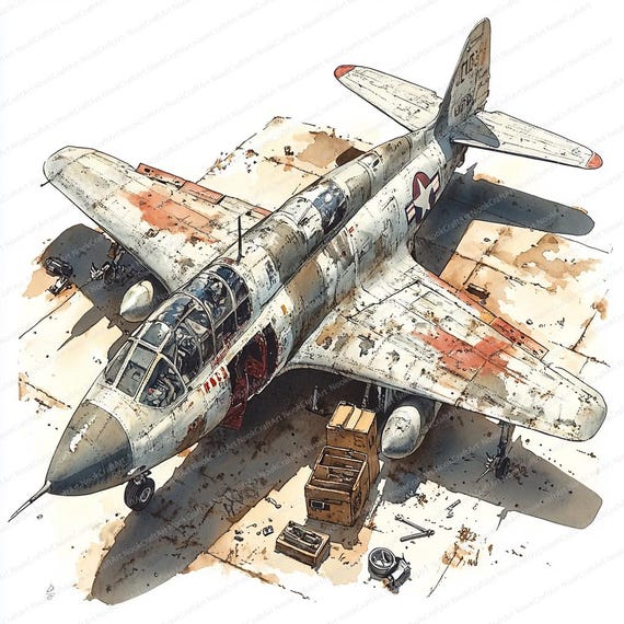 17 戦闘機サメのクリップアート | ビンテージ航空機のイラスト | 印刷