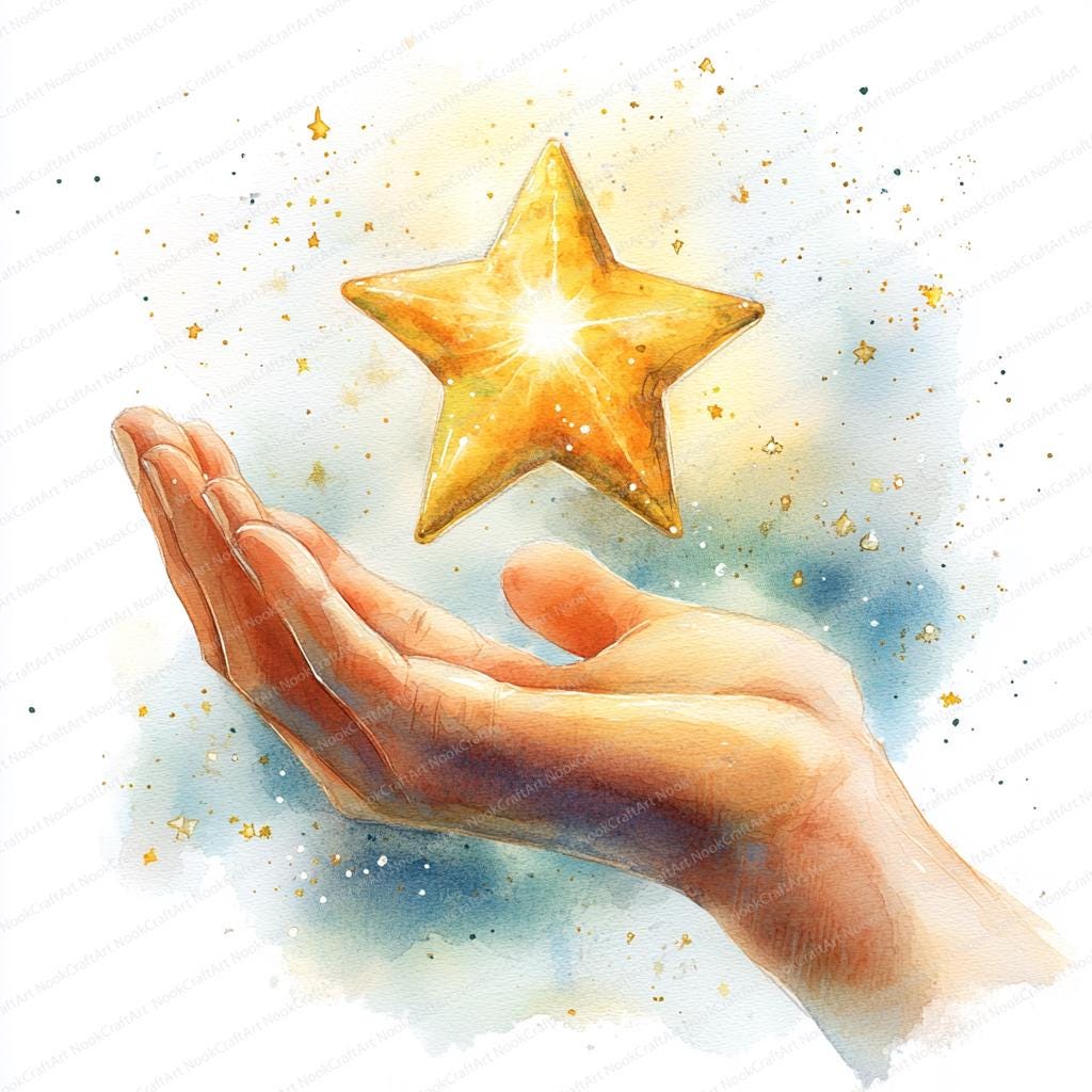 夢に手を伸ばすクリップアート20選 | 星に手を伸ばす手 | 印刷可能な