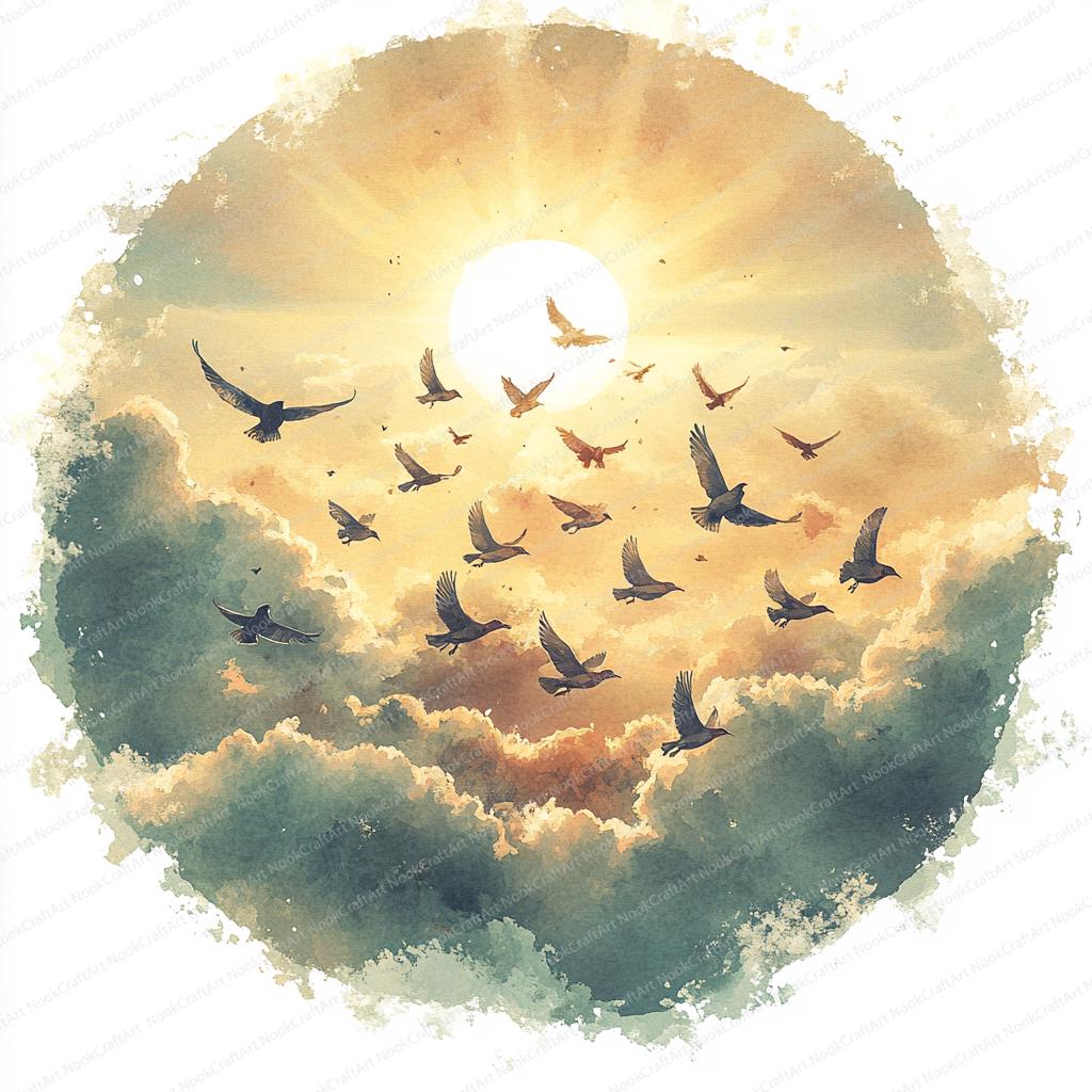 21 鳥の渡りのクリップアート | 北へ飛ぶ群れ | 印刷可能な水彩画 21 鳥の渡りのクリップアート | 北へ飛ぶ群れ | 印刷可能な水彩画
