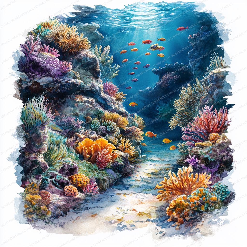 20 imágenes prediseñadas de arrecifes de coral submarinos / Colección de  gráficos vibrantes del océano / Imágenes prediseñadas de acuarela  imprimibles / JPG de alta calidad / Diario basura - Etsy México, image size:1024x1024