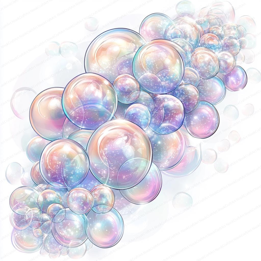 20 Bubble Clipart | Bubbles Clipart Bundle | Printable Watercolor ...