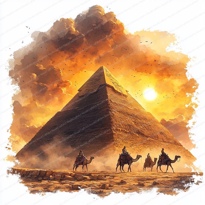 Egypt Sunset Art Etsy egypt-sunset-art-etsy