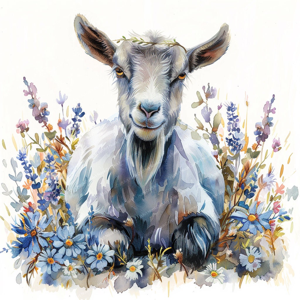 14 High-resolution Goat Clipart | Funny Goats Design Bundle Digital ...