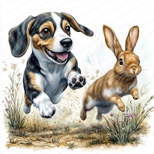 14 Beagle Hunting Dog Clipart | Beagle Rabbit Hunting Dog Clipart ...