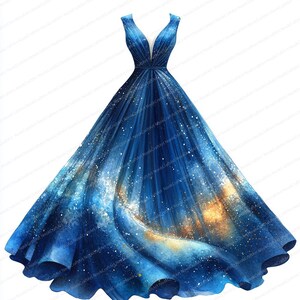Starry Gown - Etsy