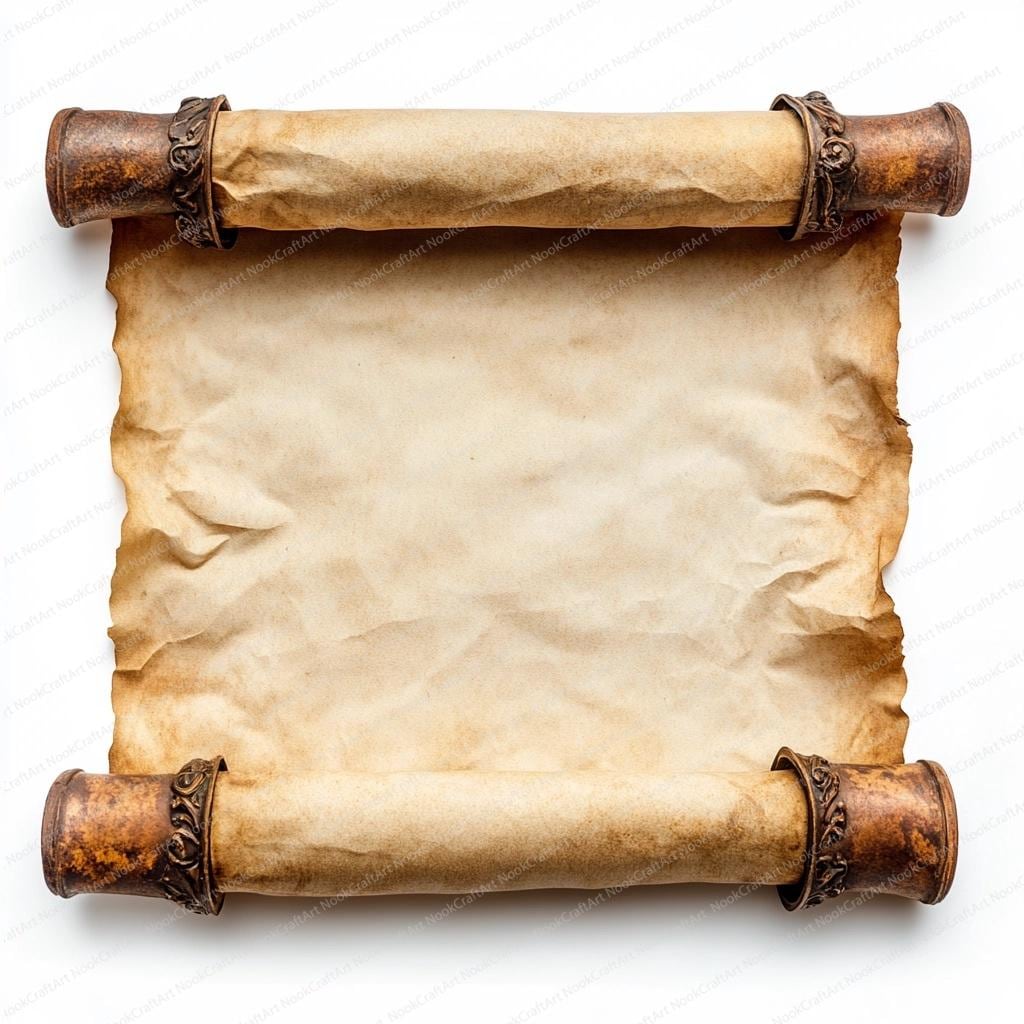 16 Medieval Scroll Clipart | Antique Scroll Design | Printable ...