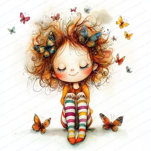19 Fantasie Mädchen Clipart | Wunderliche Ephemera | Hochwertige JPGs | Digitaler Download | Papiermodelle | Junk Journal