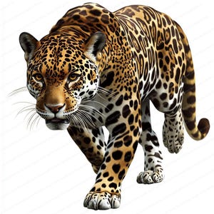 15 splendide Clipart di giaguari / Clipart di giaguari / Clipart di acquerelli stampabili / JPG di alta qualità / Download digitale / Carta artigianale / diario