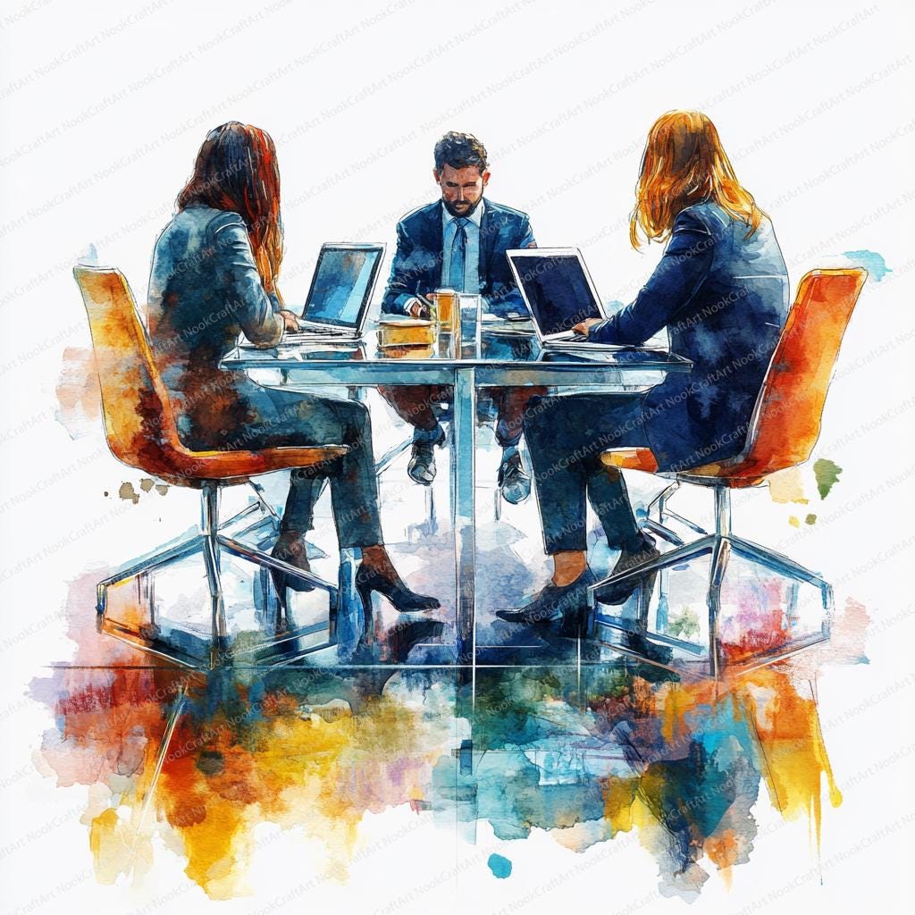 20 imágenes prediseñadas de mesa de cristal para reuniones / Ilustraciones  creativas para empresas / Imágenes prediseñadas de acuarela imprimibles /  JPG de alta calidad / Manualidades de papel / Diario - Etsy México, image size:1024x1024