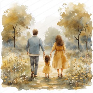 18 Clipart di avventure al parco per famiglie / Momenti felici all'aperto / Clipart di acquerelli stampabili / JPG di alta qualità / Lavoretti di carta / Diario di spazzatura