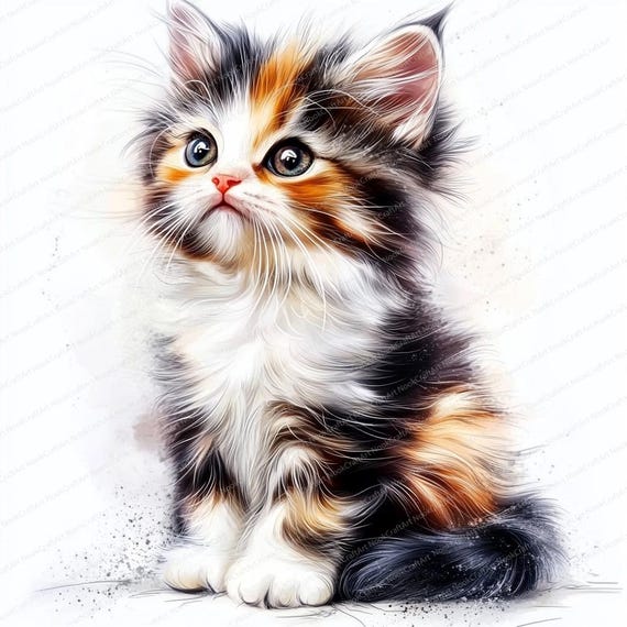 好奇心旺盛な子猫のクリップアート 18 点 | 遊び心のある猫のイラスト
