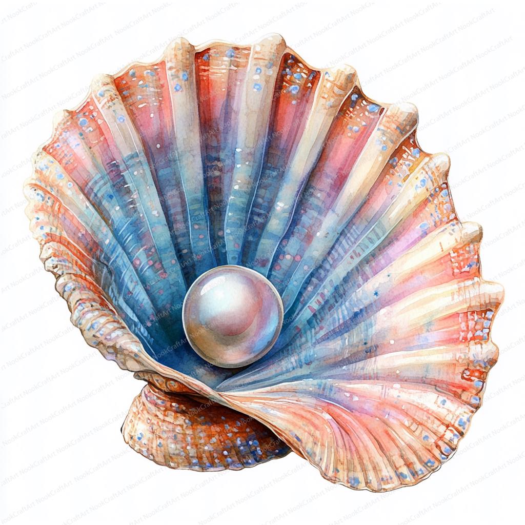 花と鳥　貝殻　絵画　アート　真珠 000000019059_kiQwncl.jpg