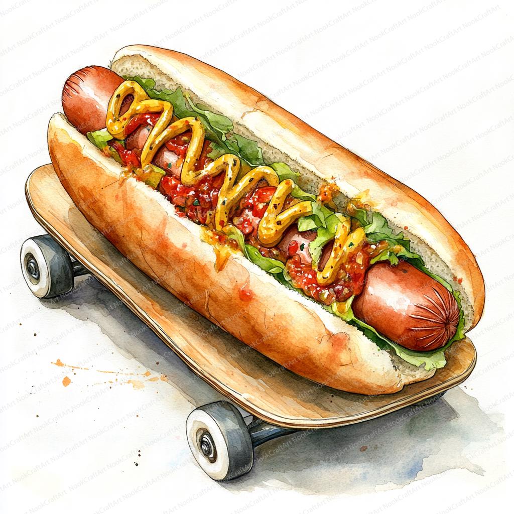 絵画 hot dog Hot Dog | Limited Edition Print | Erin Rothstein