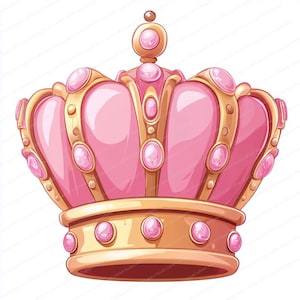 12 Crown Clipart / Royal Crown Clipart / Imágenes prediseñadas de acuarela imprimibles / JPG de alta calidad / Descarga digital / Artesanía de papel / diarios basura
