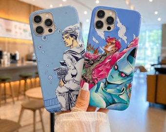 Funda para iPhone de anime y manga Jojo para iPhone 17 16 15 14 13 Pro Max Mini XR XS 7 8 Plus Samsung S22 S23 S24 S25 Ultra A26 Google Pixel 8 9 10