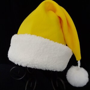 Yellow store christmas hat