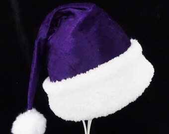 Coastal Sea Turtle Santa Hat Christmas Party Hat Adult or Teen Size Novelty Santa Hat 