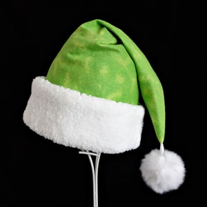 Lime green santa hat cheap