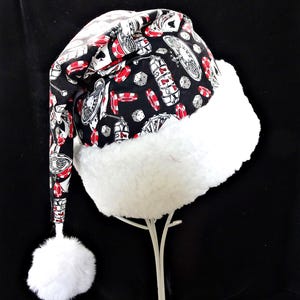 Bonnet de Père Noël Casino, NOUVEAU ! Cadeau pour joueur, chapeau de fête de Noël fantaisie, cadeau de Noël pour les joueurs, chapeau de Noël Las Vegas