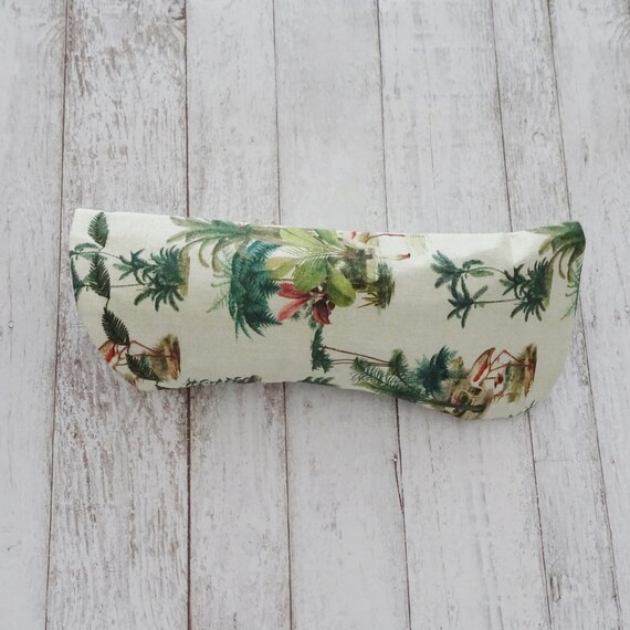 Étui à Lunettes Rigide Flamant Rose - Protection Anti-rayures, Doublure Floquée, Taille M Ou L, Avec Chiffon Microfibre