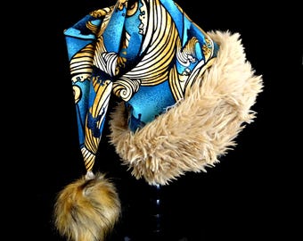 Surfer's Wave Santa Hat: Beach Christmas Holiday, Adult Size, NEW!