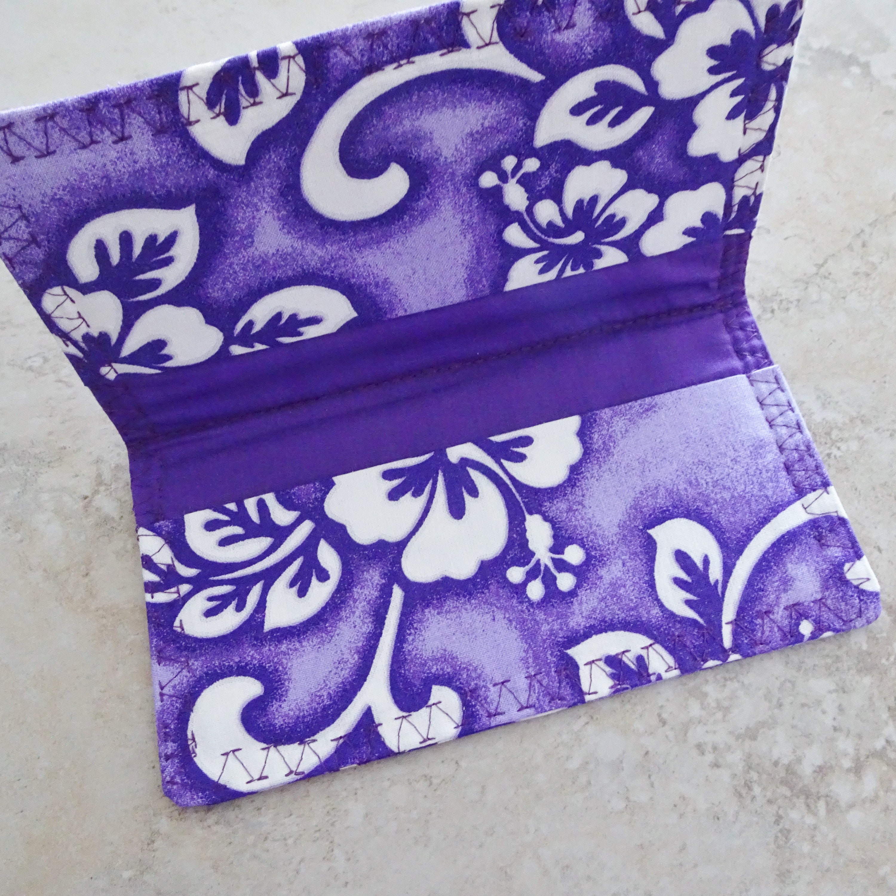 Checkbook Cover Billfold Wallet Tropical Hawaiian Print Etsy