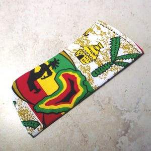 Sunglasses Case - Eyeglass Case - Rasta Fabric Eyewear Case - Case for Glasses - Case for Sunglasses