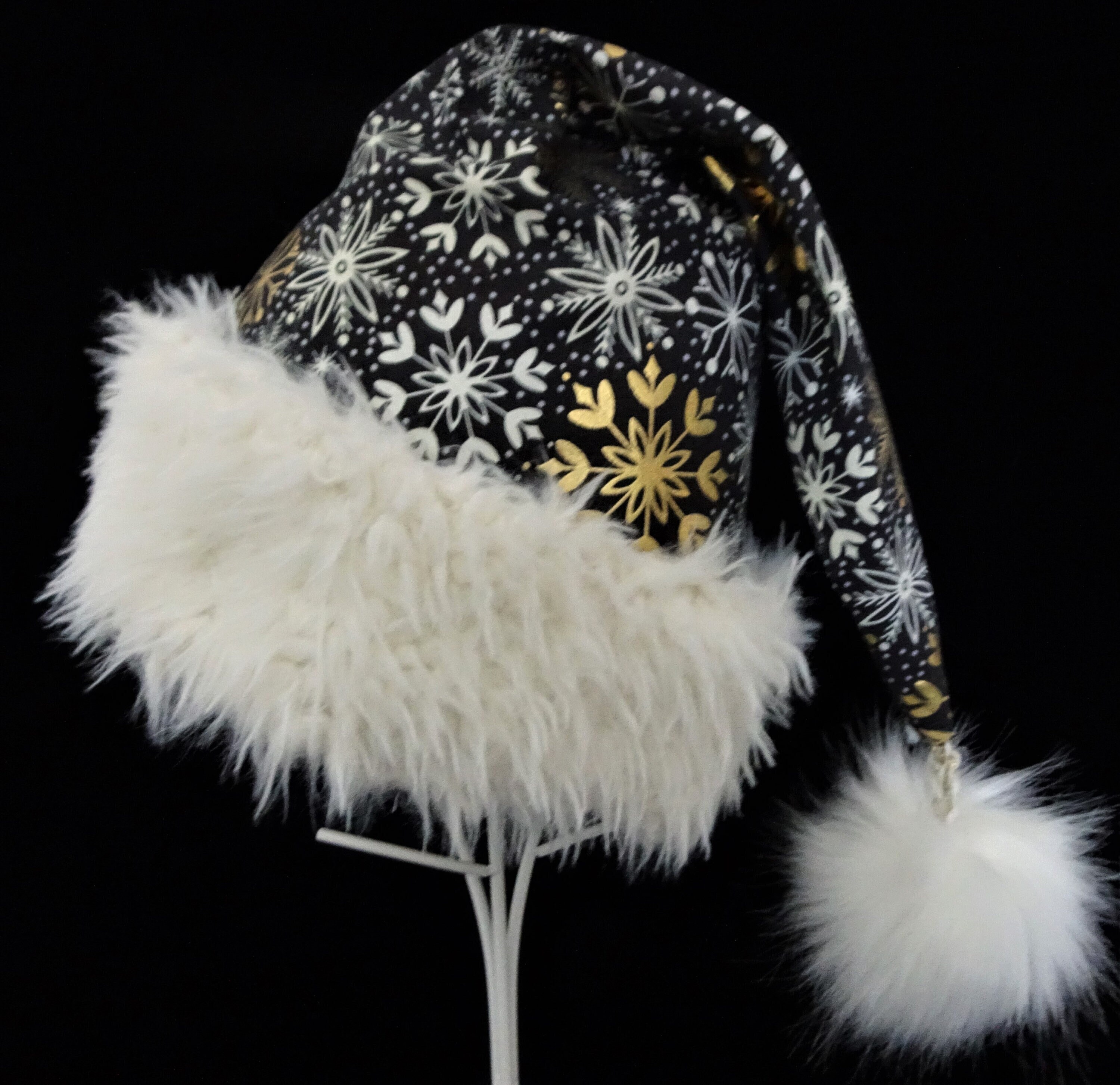 Buy Black and Gold Santa Hat Online In India India