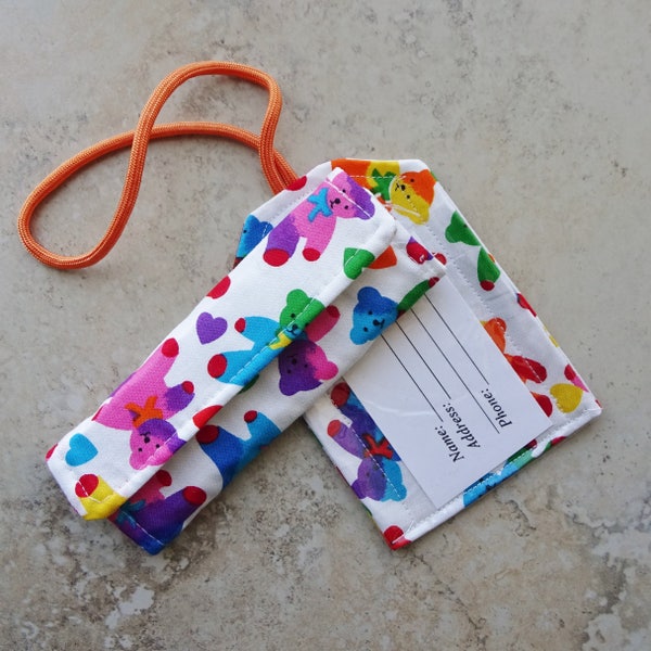 Fabric Luggage Tag Etsy