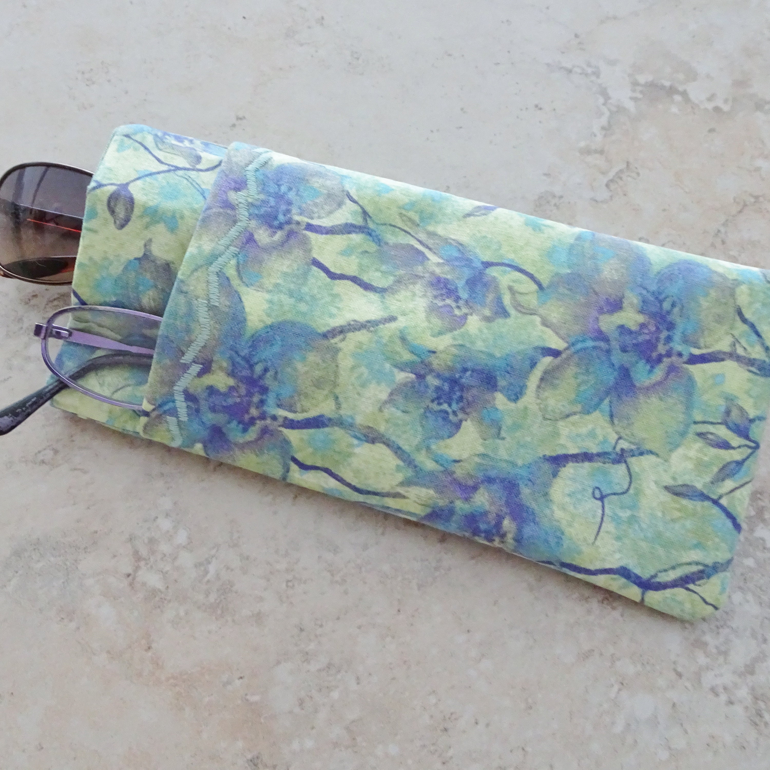 Double Pocket Eyeglass Case Case for 2 Pairs of Glasses Etsy Singapore