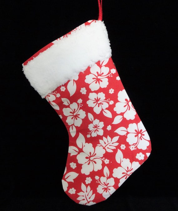 Hawaiian christmas stocking Clearance