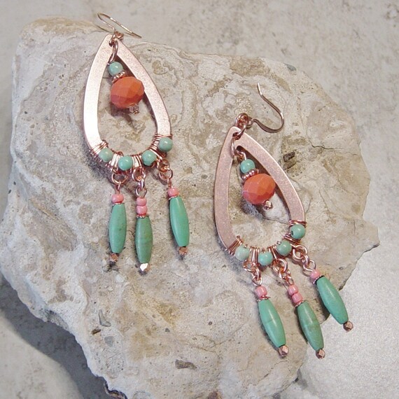 Teardrop chandelier earrings sale