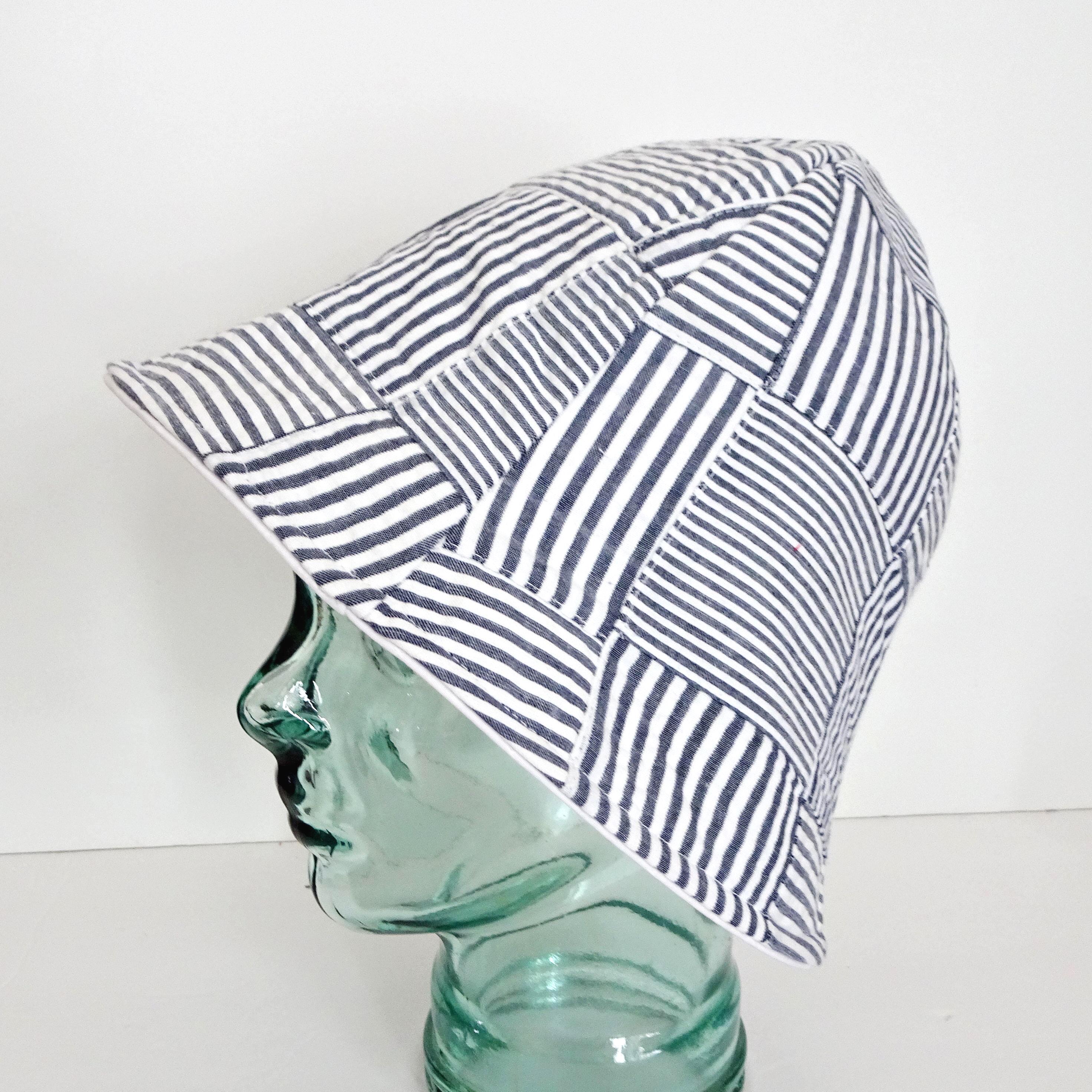 Seersucker Womens Hat - Etsy