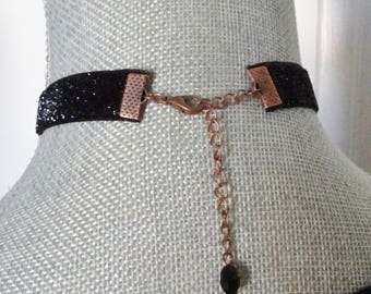 【EVERYBIRTHDAY】Ribbon Sword Leather Choker Amazon.com: Erimberate Punk Black Leather Choker Necklace
