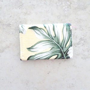 Estuche para tarjetas de presentación - Estuche para tarjetas de crédito - Estuche de tela de corteza - Estuche para tarjetas de regalo - Billetera pequeña de bolsillo - Tarjetero - Porta tarjetas de regalo