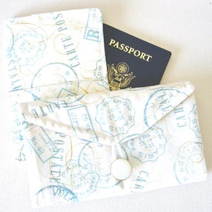 Set de regalo de billetera de viaje, organizador de joyas, billetera para pasaporte, organizadores de viaje, billetera para guardar joyas, billeteras de tela con sellos de viaje