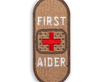 First Aider merit patch - iron on patch