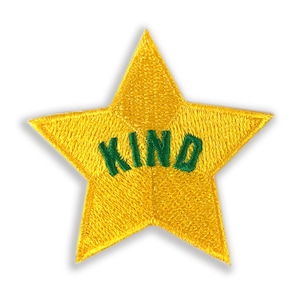 Kind Star merit patch - iron on patch