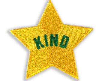 Patch de mérite Kind Star - fer sur patch