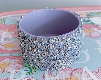 Stanley Cup Light purple Diamond Silicone Accessories,Stanley Boots Water Diamond Roller Boots Accessories,Sparkling Roller Boots